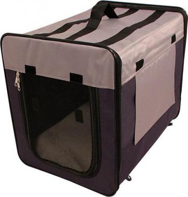 Домик для собак Дом-тент L, синий, серый, 79x54x66см – фото 2