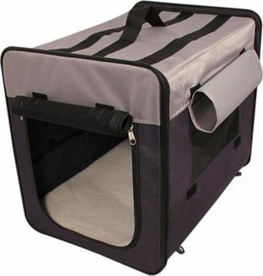 Домик для собак Дом-тент L, синий, серый, 79x54x66см – фото 5