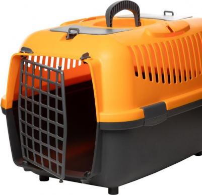 Переноска для животных Travel с пластиковой дверцей M 55*36*35см – фото 2
