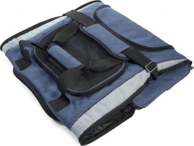 Сумка-переноска для кошек и собак 28x45x26.5см синий – фото 1