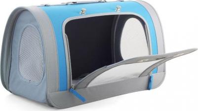 Сумка-переноска для животных "Лаура", TB49, серо-голубой, 46 х 26,5 х 28 см – фото 2