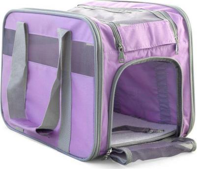 Сумка-переноска для животных "Техно", TB47, сиреневый, 40 х 28 х 25 см – фото 1
