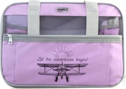 Сумка-переноска для животных "Техно", TB47, сиреневый, 40 х 28 х 25 см – фото 2