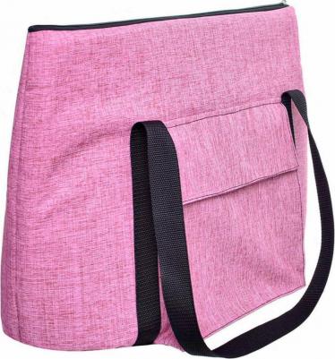 Сумка-переноска, для мопсов, бишонов, розовая, 58x27x34 см – фото 1