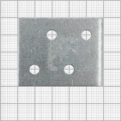 Угол крепежный равносторонний KUR 40x50x50x2 4004338330255 – фото 3
