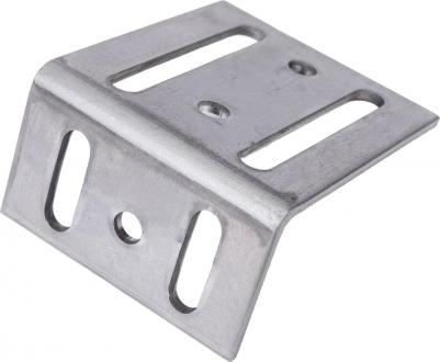 Угол крепежный скользящий нержавеющая сталь KUC 35x75x65x2 – фото 2