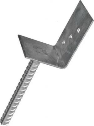 Основание столба анкерное SMP-16337-1, тип L, 84х335х130 мм