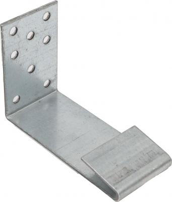 Толщина металла - 2мм. Большое отверстие - диаметр 12мм. Малое отверстие - диаметр 5мм. Применяется в деревянном домостроении при установке крыш