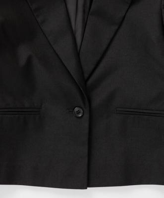 Пиджак детский 224BBGS48010800, черный, 170 – фото 4