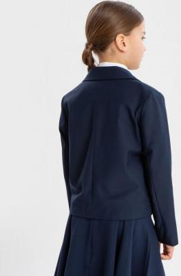 Пиджак детский 224BBGS48020100, синий, 122 – фото 4