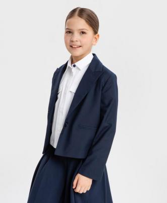 Пиджак детский 224BBGS48020100, синий, 152 – фото 1