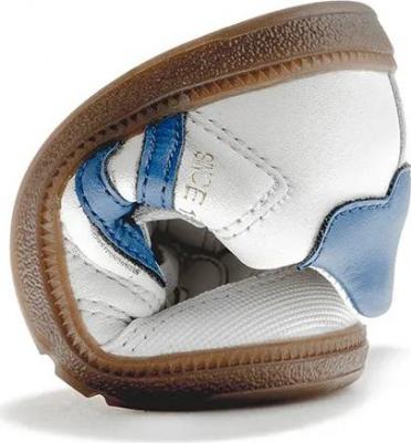 Детские пинетки из кожи на липучках, белый – фото 6