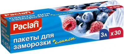 Пакеты для хранения и замораживания продуктов, 3 л, 30 шт (№9) – фото 3