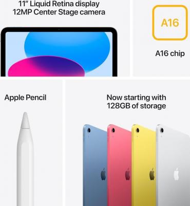 iPad (2025) 11" 128Gb, Yellow (11th Gen) – фото 14