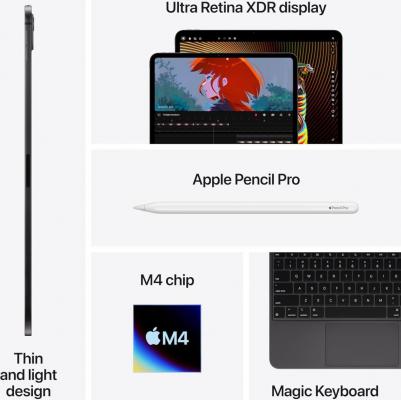 iPad Pro (2024) 11" 256Gb, Space Black (7th Gen) – фото 16