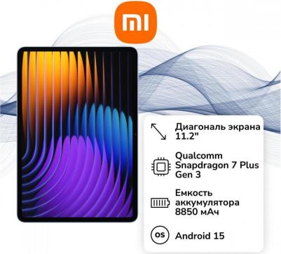 Mi Pad 7 11.16" 8/256Gb, Blue – фото 11