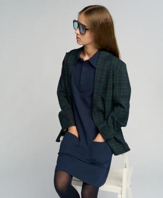 Платье детские 222BBGS50011000 цв. синий р. 140 – фото 5