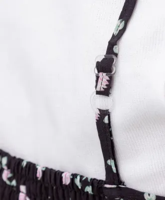 Платье, хлопок, флористический принт, размер 98, мультиколор – фото 6