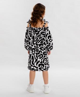 Сарафан 124BBGF25030213, черно-белый, 122 – фото 1