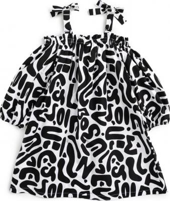 Сарафан 124BBGF25030213, черно-белый, 122 – фото 2