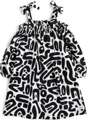 Сарафан 124BBGF25030213, черно-белый, 122 – фото 3