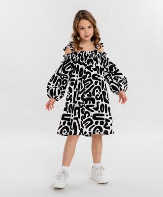 Сарафан 124BBGF25030213, черно-белый, 152 – фото 5