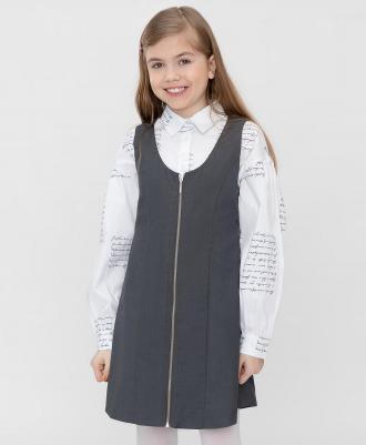 Сарафан детский 222BBGS25010100 цв. серый р. 152