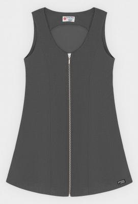 Сарафан детский 222BBGS25010100 цв. серый р. 170 – фото 1