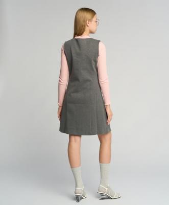 Сарафан детский 222BBGS50020100 цв. серый р. 134 – фото 10