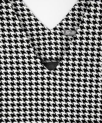 Сарафан детский 224GSGJC5001, черно-белый, 140 – фото 1