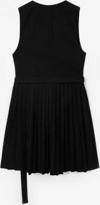 Сарафан текстильный с запахом черный для девочки, 122, 224GSGC2504 – фото 4