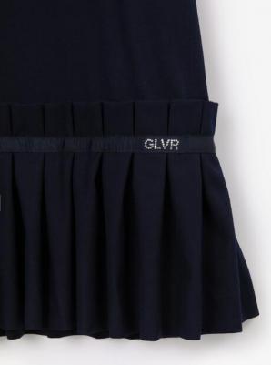 Сарафан текстильный синий для девочки (134) – фото 1