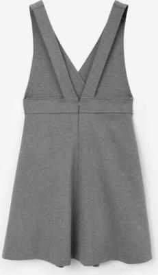 Сарафан трикотажный А-образной формы серый для девочки (122) – фото 4