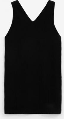 Сарафан трикотажный с люверсами чёрный для девочки (170) – фото 2