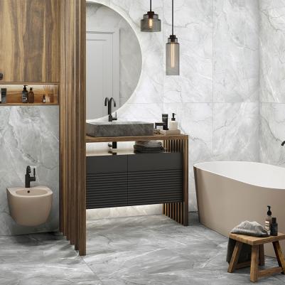 Плитка Delacora Canova Dark D12072M серый 60х120 см (1621905570) – фото 7