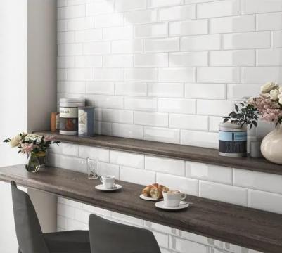 Плитка керамическая Kerama Marazzi Аккорд 9010 8,5 х 28,5 см белый грань (1629488439) – фото 1