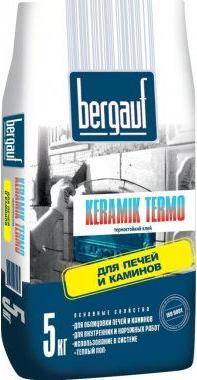 Клей жаростойкий для облицовки печей и каминов keramik termo 5кг – фото 1