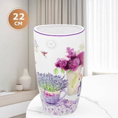 Ваза 1,5 л Лаванда, 12,5х9,5х22 см – фото 1