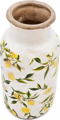 Ваза с лимонами 15х15х30 см – фото 1