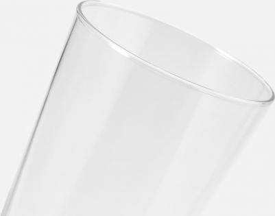 Высокая стеклянная ваза для цветов, букетов и композиций, высота 260 мм – фото 5