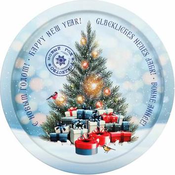 Поднос рождественские подарки PD119 – фото 1