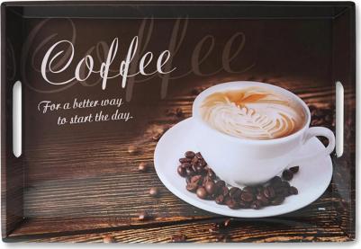 Поднос 7739-7 кофе 50х35х4,5 см