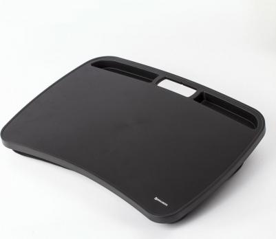 Подставка-столик с мягкими подушками, для ноутбука и творчества, 480х335 мм, черный – фото 1