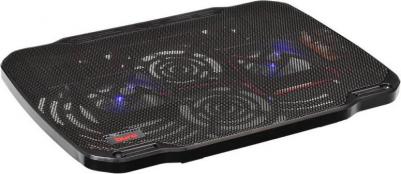 Подставка для ноутбука BU-LCP156-B208 15.6"355x260x21мм 2xUSB 2x 80ммFAN 560г металлическая – фото 1