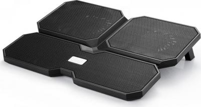 Подставка для ноутбука MULTI CORE X6, 15.6", 380х295х24 мм, 2хUSB, вентиляторы 4 х 900г, черный [multicorex6] – фото 6