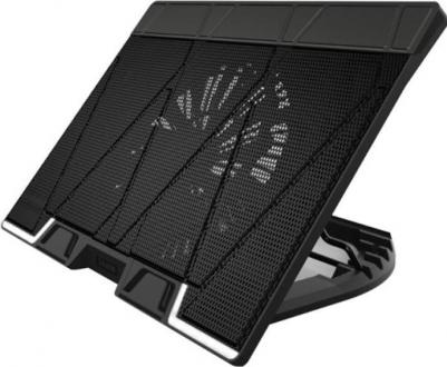ZM-NS3000 Notebook Cooling Stand, Up to 17” Laptop, 200mm fan, 6 level angle adjustment
