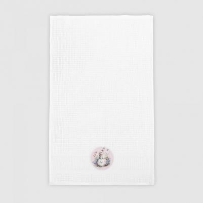 Полотенце кухонное кролик белый п/у 45х70 см – фото 2