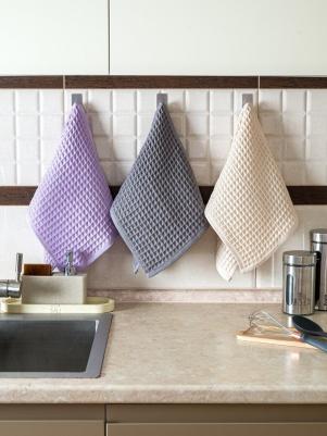 Набор вафельных полотенец 3 шт – фото 3