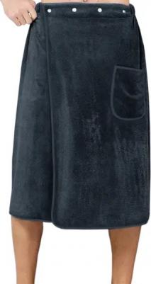 Полотенце махровое килт 80x150 см цвет серый – фото 4