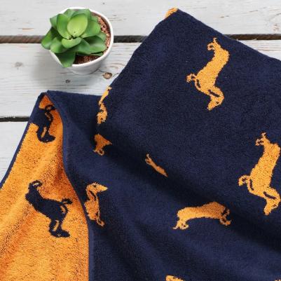 Детское полотенце Bassotti синее с оранжевым 50х90 см – фото 1